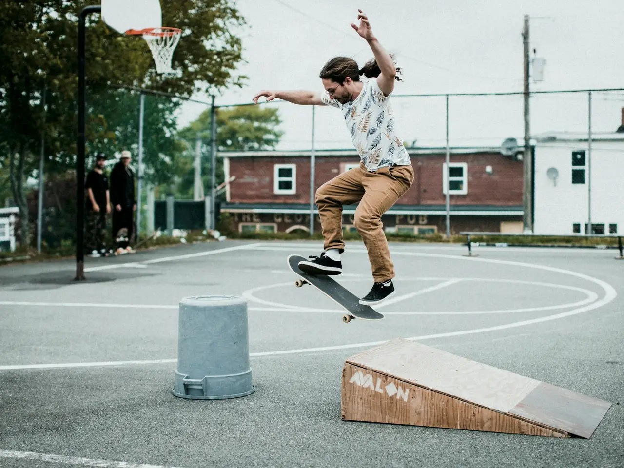 Skateboarding